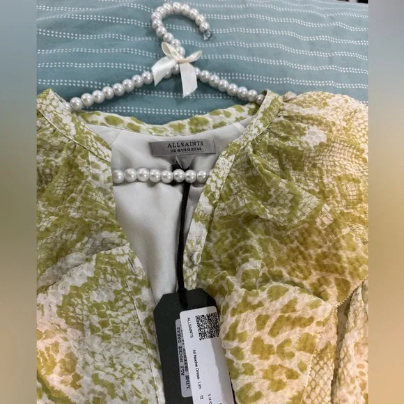 NWT All Saints Ali Noch Dress - Picture 9 of 11